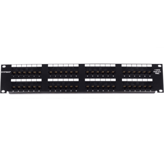 Get Commscope Systimax Cat5e U/UTP 2U Panel, 48port loaded - vnetwork