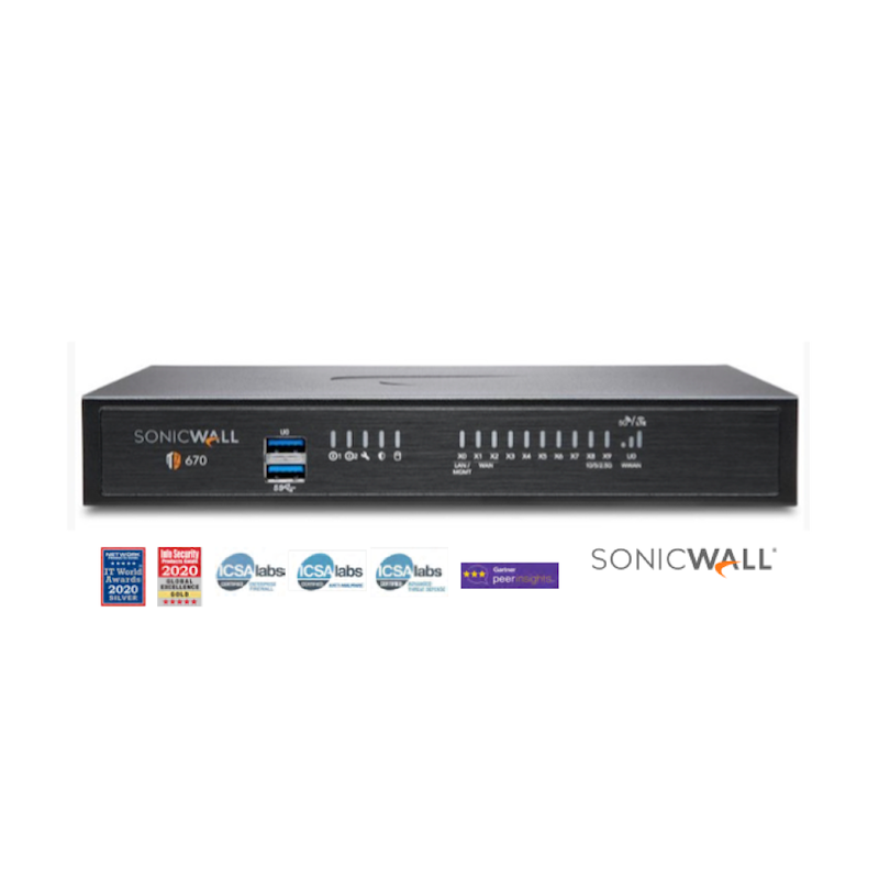 Get SonicWall TZ 670 + EPSS 2YR from Malaysia Distributor - vnetwork