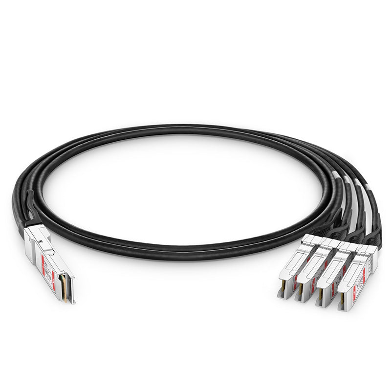 Extreme Networks QSFP+ 4xSFP+ Fan Out Copper Cable, 3m - vnetwork