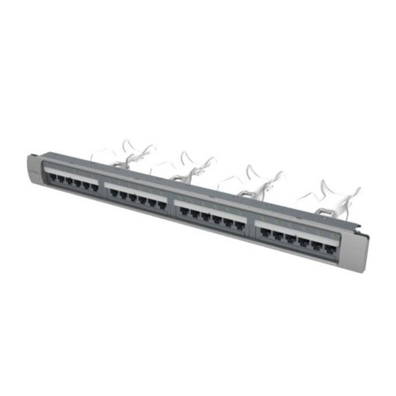 Get Commscope Systimax 1100GS6 Cat6A U/UTP EvolvePanel 1U, 24 port loaded. - vnetwork