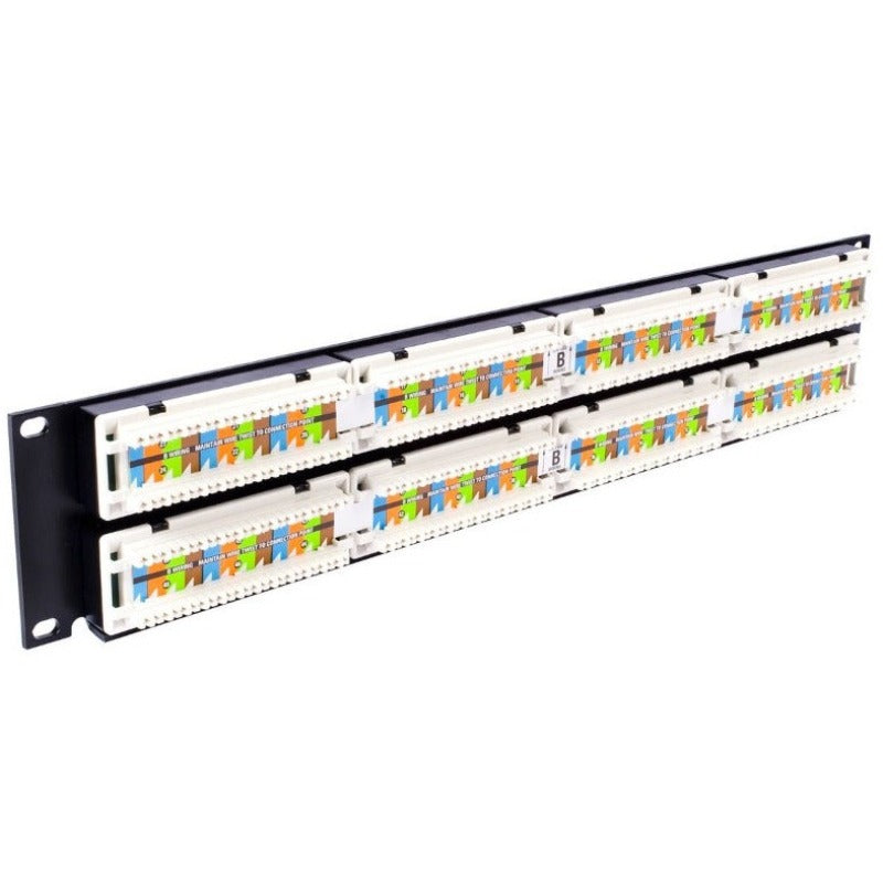 Get Commscope Systimax Cat5e U/UTP 2U Panel, 48port loaded - vnetwork