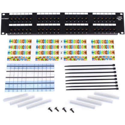 Get Commscope Systimax Cat5e U/UTP 2U Panel, 48port loaded - vnetwork