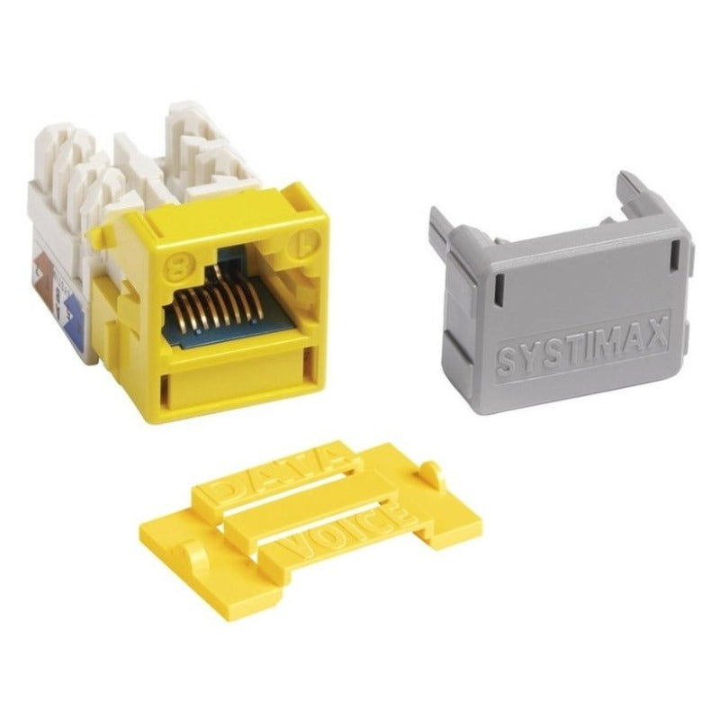 Commscope Systimax Cat6A MGS600 Modular Jack, YL - vnetwork