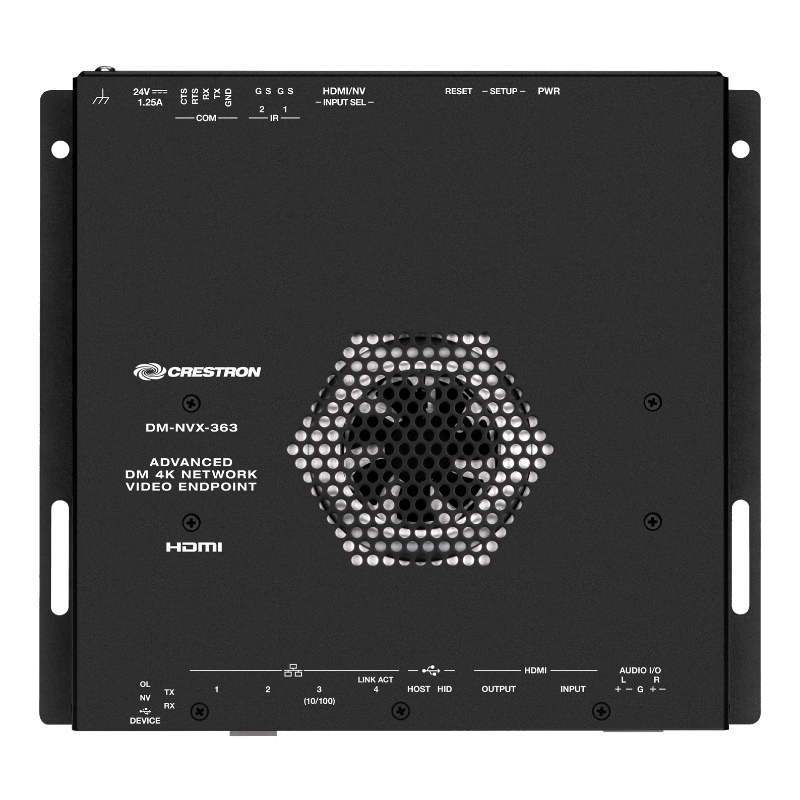 Crestron DM NVX® 4K60 4:4:4 HDR Network AV Encoder/Decoder with Downmixing and Dante® Audio - vnetwork