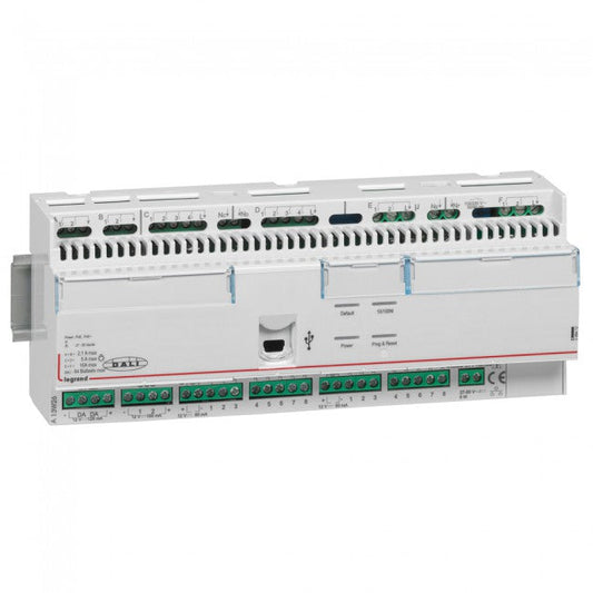 Get Legrand Bacnet room controller unit with 16 inputs and 16 outputs for hotel room management - 12 DIN modules from Malaysia Distributor - vnetwork